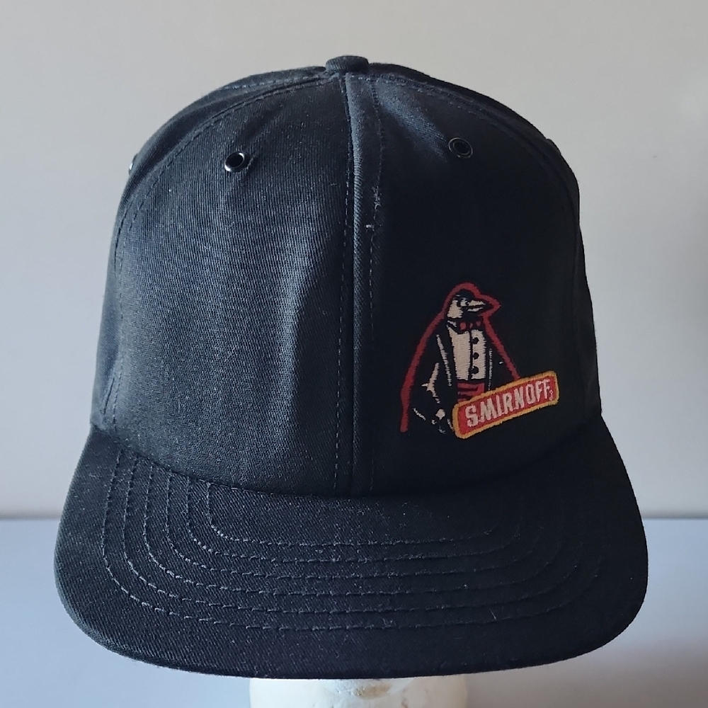 Stylemaster Smirnoff Vodka Adjustable Snap-on, Black Cap. Made In USA
